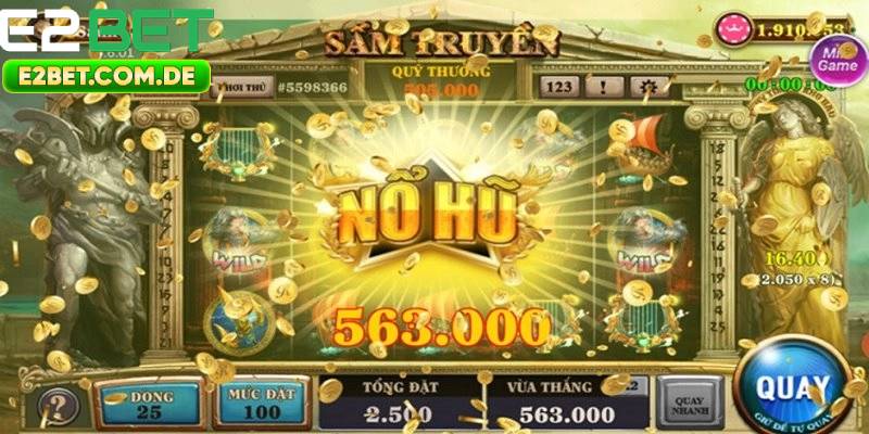 Nổ hũ trực tuyến tại E2bet – Trải nghiệm chơi game đỉnh cao